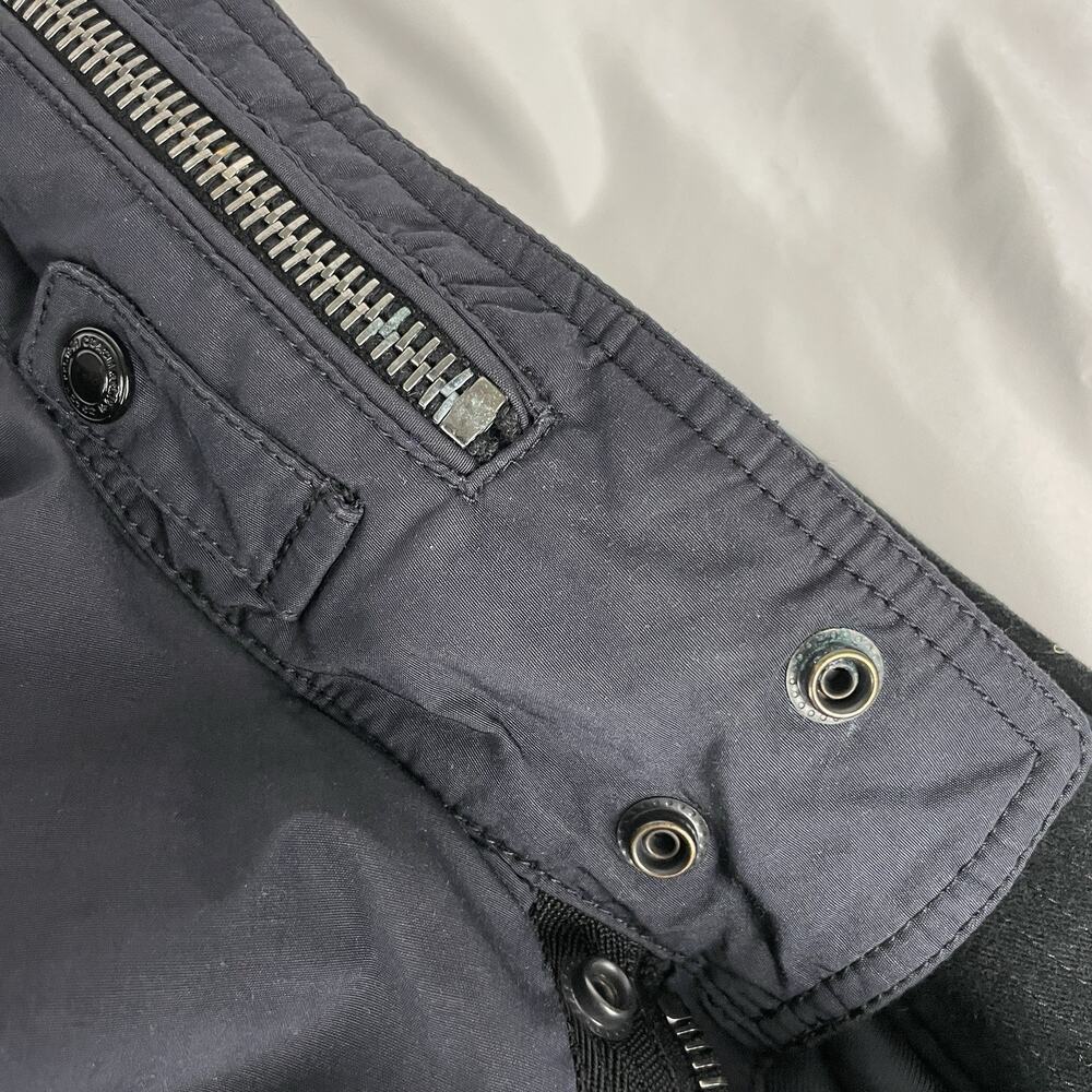 Coach Men's Wyatt Field Jacket Lightweight w/ Hood & Pockets Navy Blue size XL - Picture 11 of 11